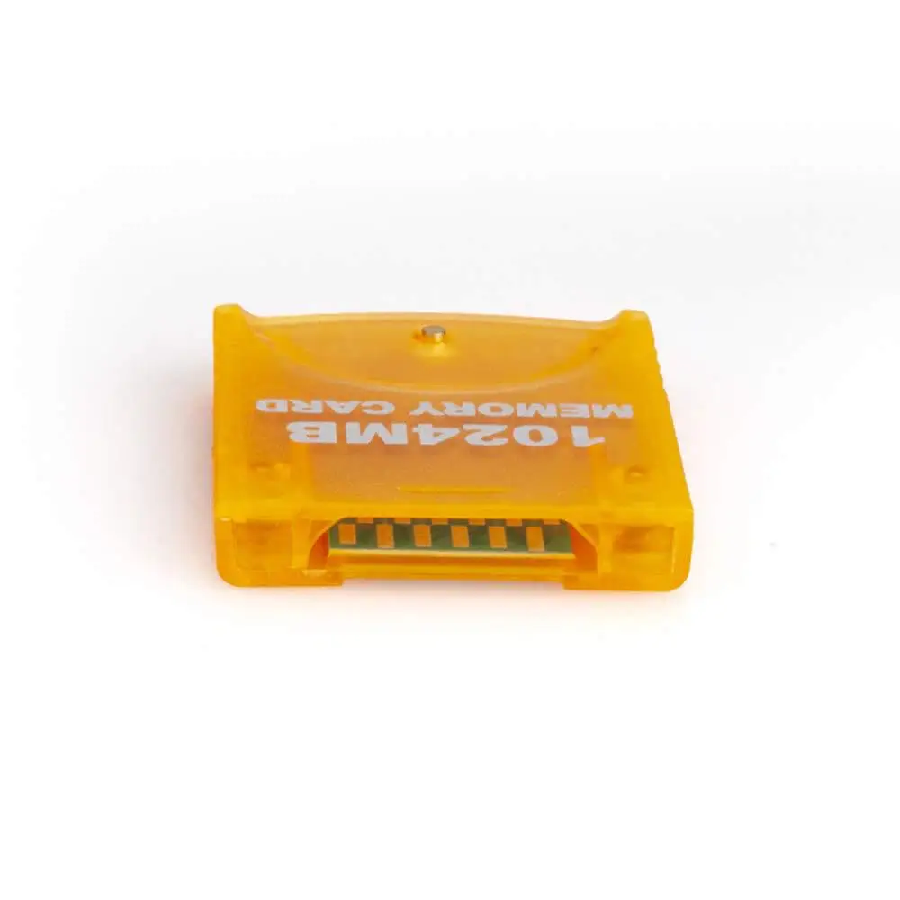 

1024MB Memory Card for Nintendo Wii for Gamecube GC Game Memory Card for Wii Console Easy to Use, Orange ABVD