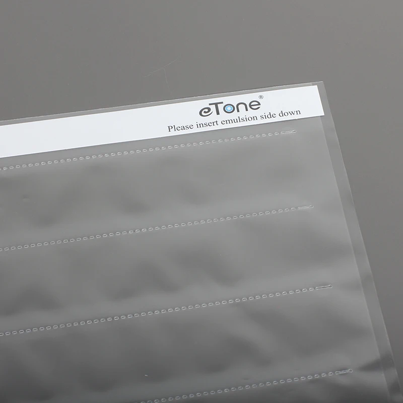 eTone 35/135mm Negatives Film Storage Pages Acid-free Bags Black&White Color Film Slide Preservers Pages