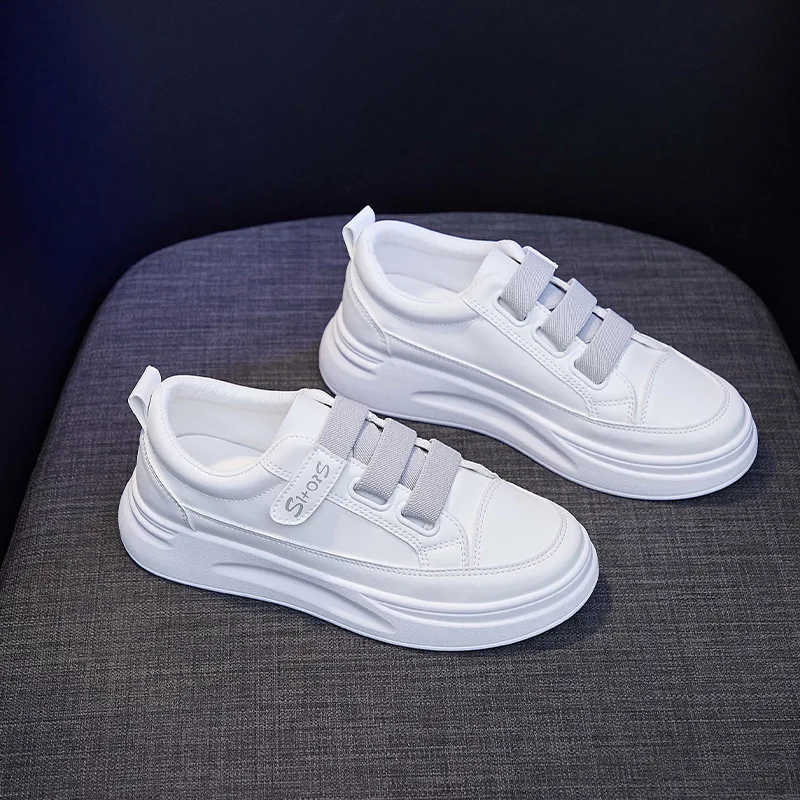 New Spring Summer Shoes Women Sneakers Young Ladies Street Casual Shoes Fashion Sneakers Women White Shoes Thick Sole A3456