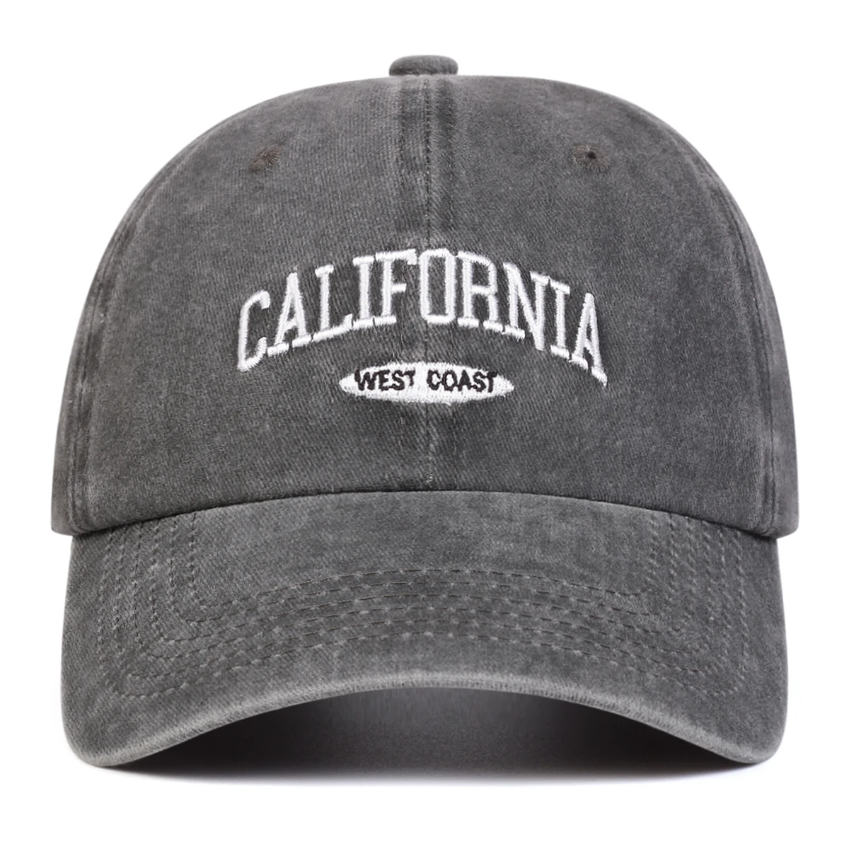 Unisex CALIFORNIA Baseballkappen mit Buchstabenstickerei, verstellbare Freizeitmützen für Frühling und Herbst, Outdoor-Sonnenschutzhüte – Detail 5