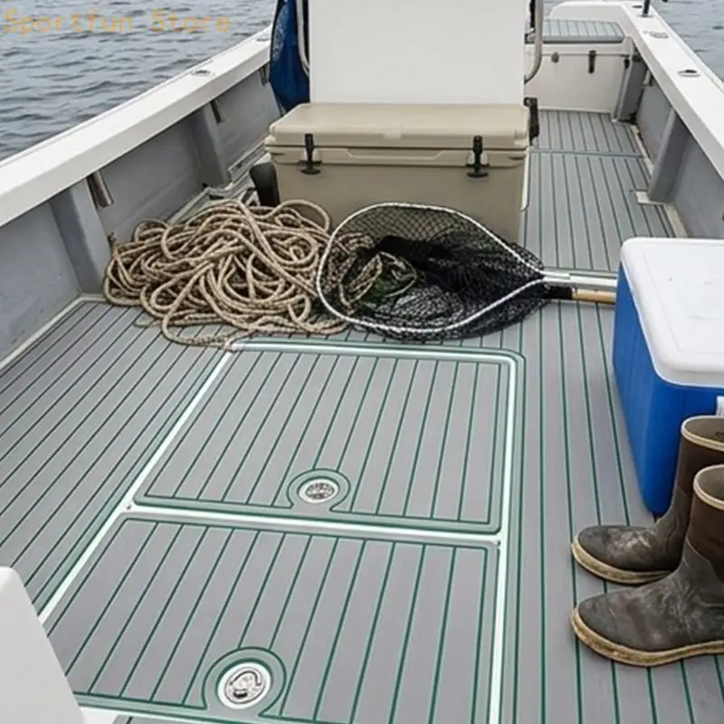 Marine Decking Pad for Walkway Floor Cover, Adhesive Back X7JD