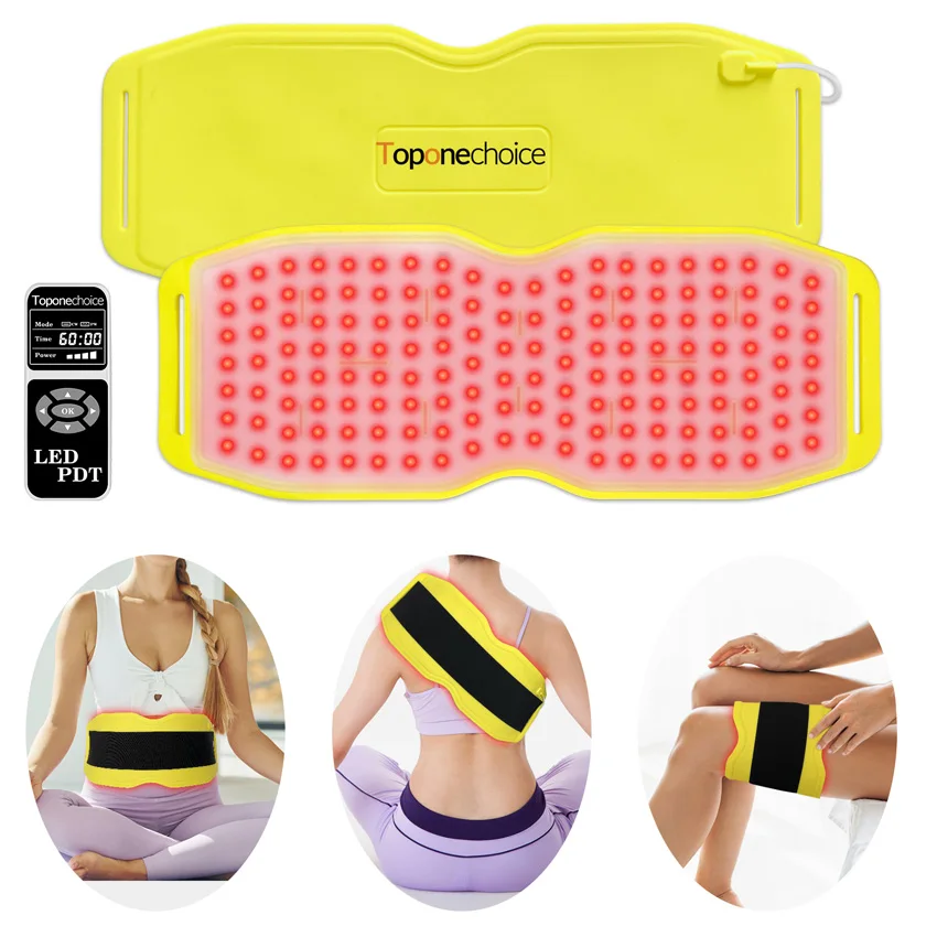 660nm 850nm 940nm Red & Near Infrared Light Pad Phototherapy Wrap for Waist Back Knees Wrist Joints Pain Relief 6 Colors