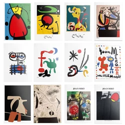 Modern Surrealism Joan Miro Art Posters and Pictures Wall Art Posters Canvas Paintings Prints on Wall Home Decor Decorations Abs