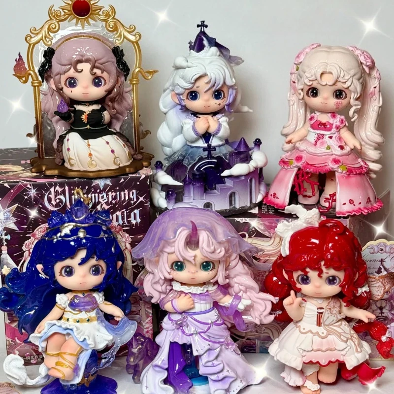 

Heyone Glimmering Gala Series Blind Box Mystery Box Trendy Toy Dolls Surprise Gift Desktop Ornament Collection Anime Figures Toy