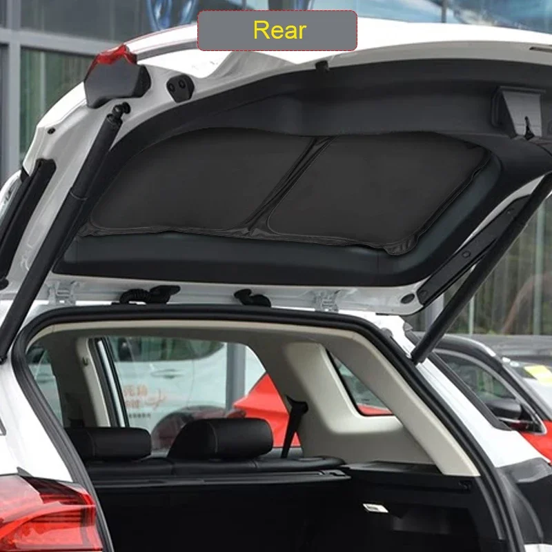 Car Blackout Privacy Window Shades Auto Anti-UV Heat Insulation Protect Cover Interior Accessory For GEELY AZKARRA 2020-Present