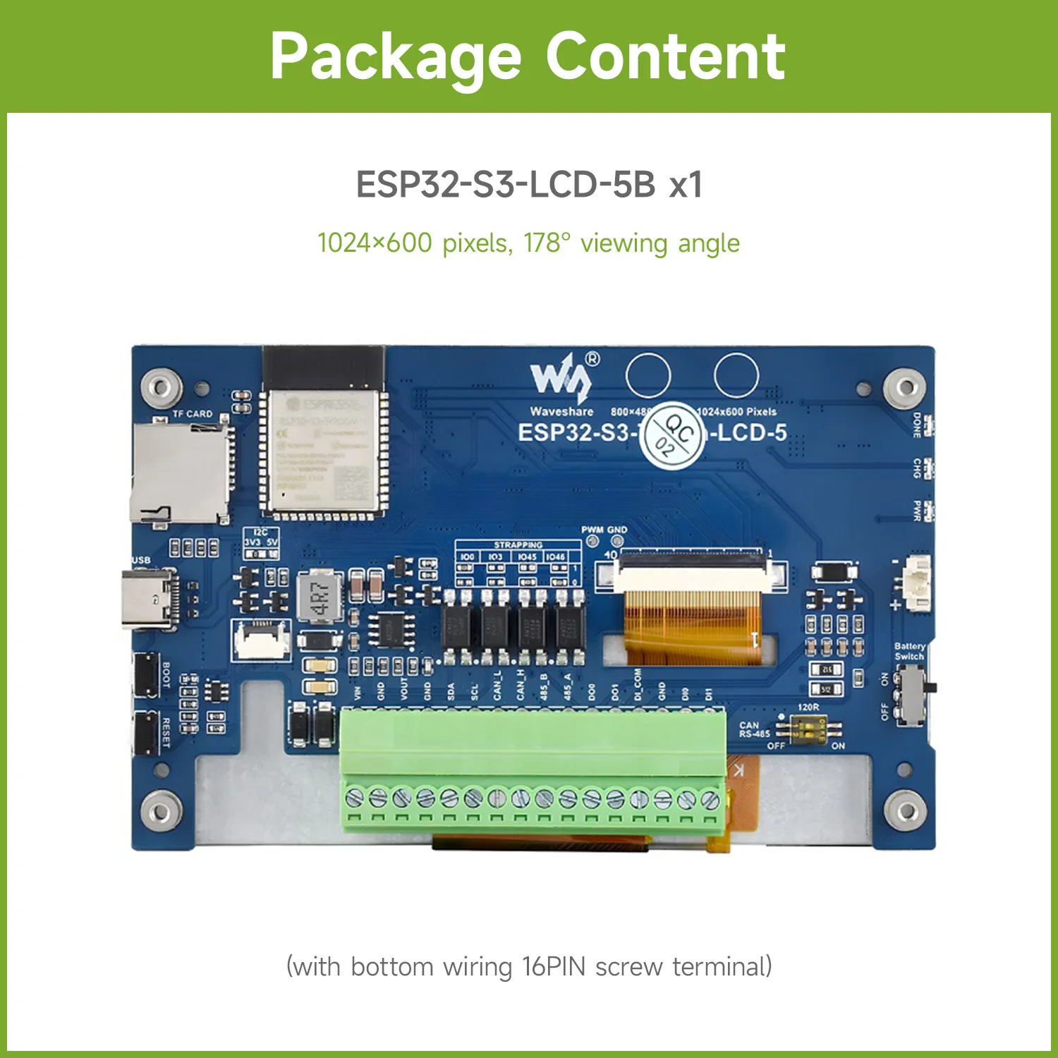 Variant: without touch-LCD-5B