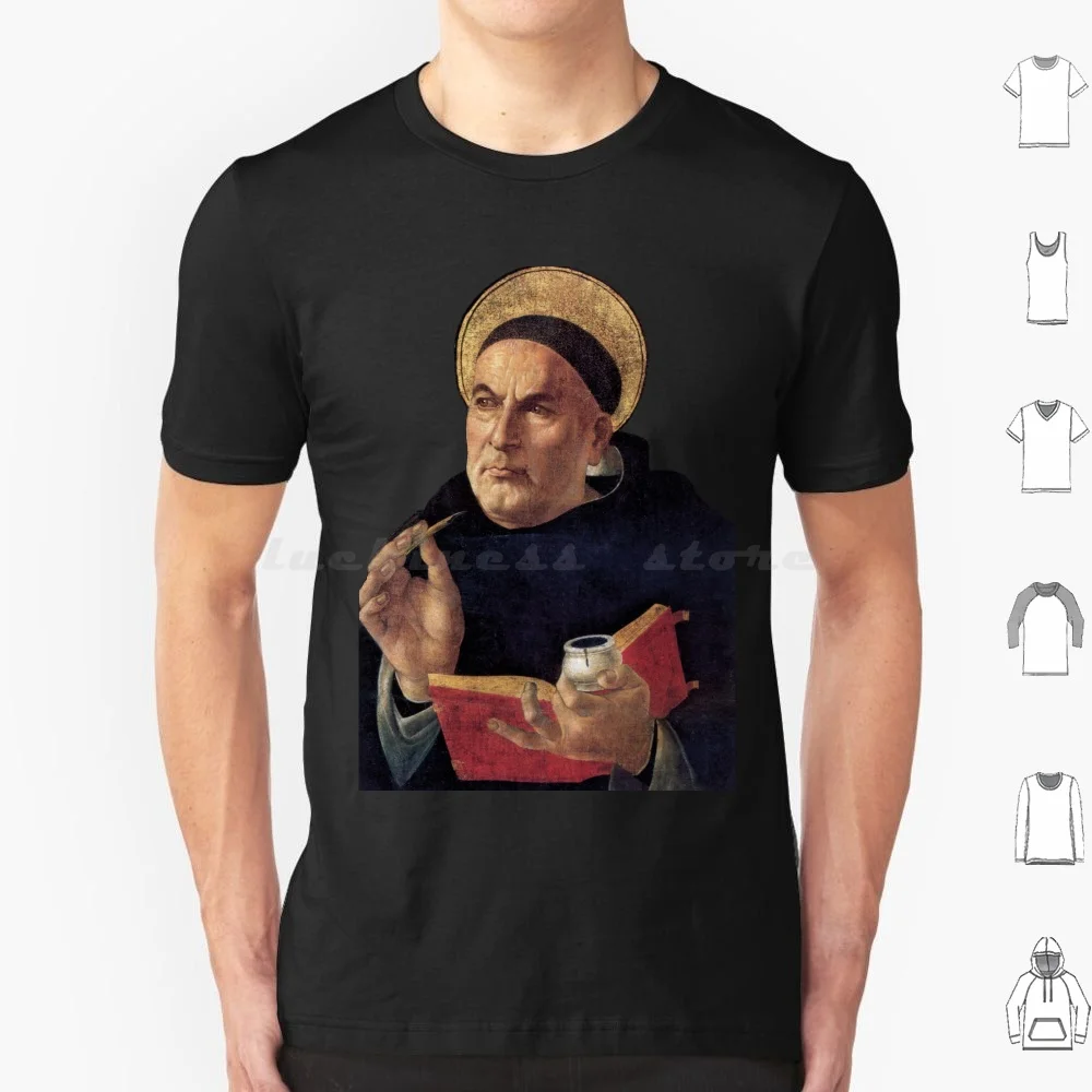 Camiseta de San Tomás de Aquino para hombres, mujeres y niños, 6xl, católico, San Tomás, Iglesia cristiana, San Tomás Aquino, filosofía