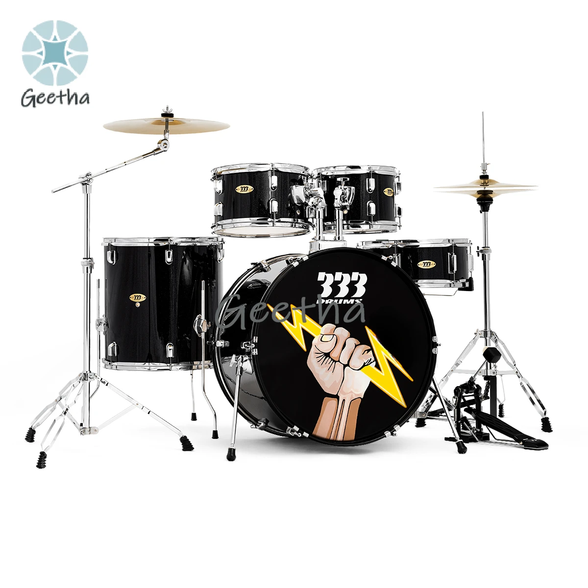 Factory Direct Professional Music Percussion Drums Set Full Set PD Polyester Film Good Price 1 Set Musical Instrument