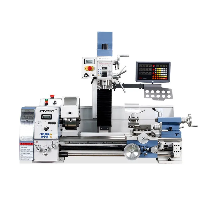 Brand-new JYP290VF Multi-function Household Lathe Small Lathe Drilling Rig Drilling and Milling Machine Metal Milling Machine