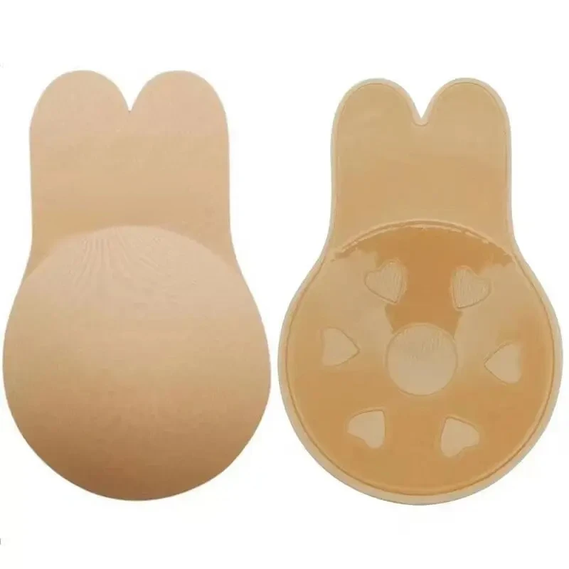 

Push Up Bras Silicone Stickers Women Breast Lifting Invisible Chest Strapless Breast Rabbit Lift Up Tape Nipple Cover Bra Pads