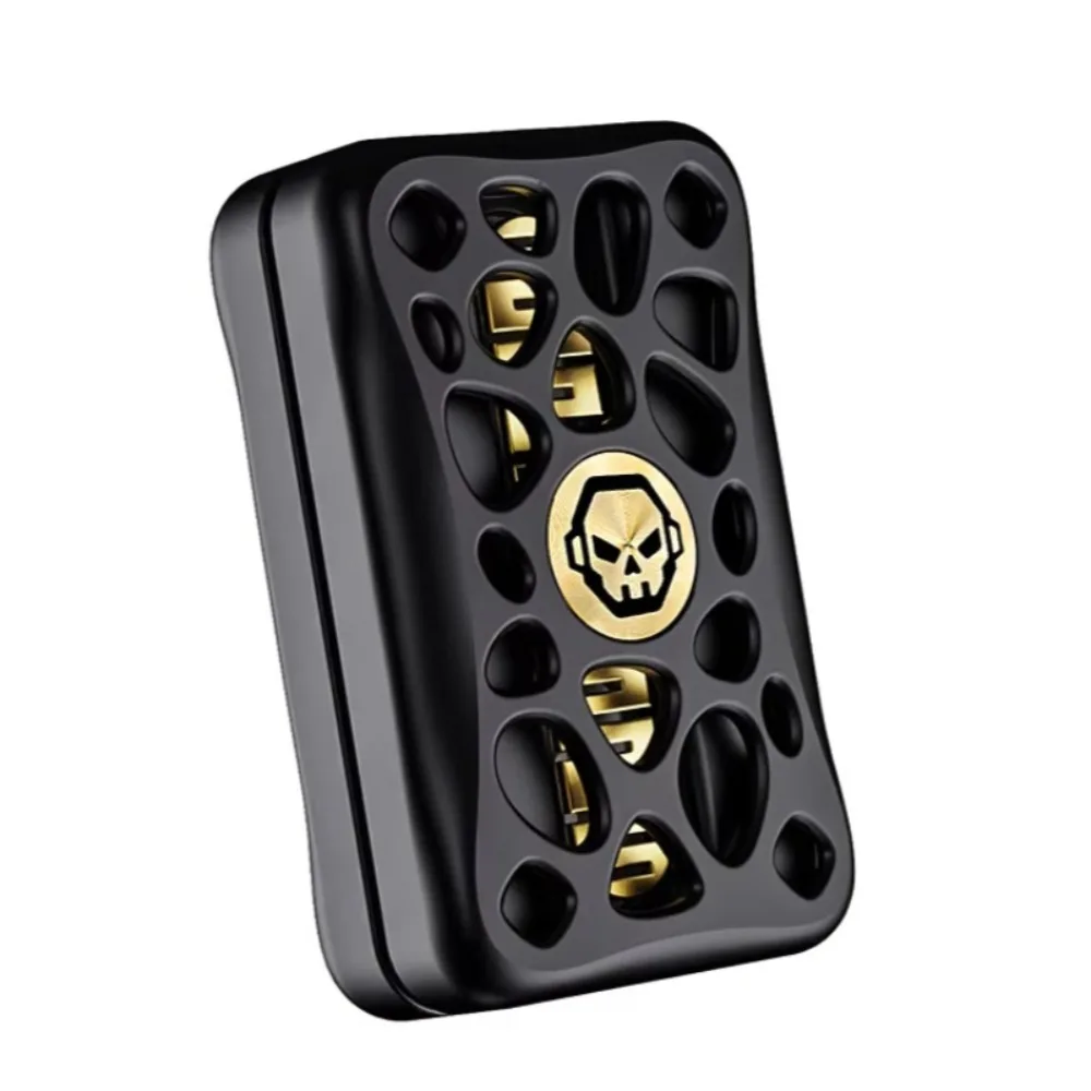 Infinite Position Fidget Mechanical Slider Sensory Swing Magnetic Push Card Plate Metal Vibrating EDC Anti Stress Relief Toy