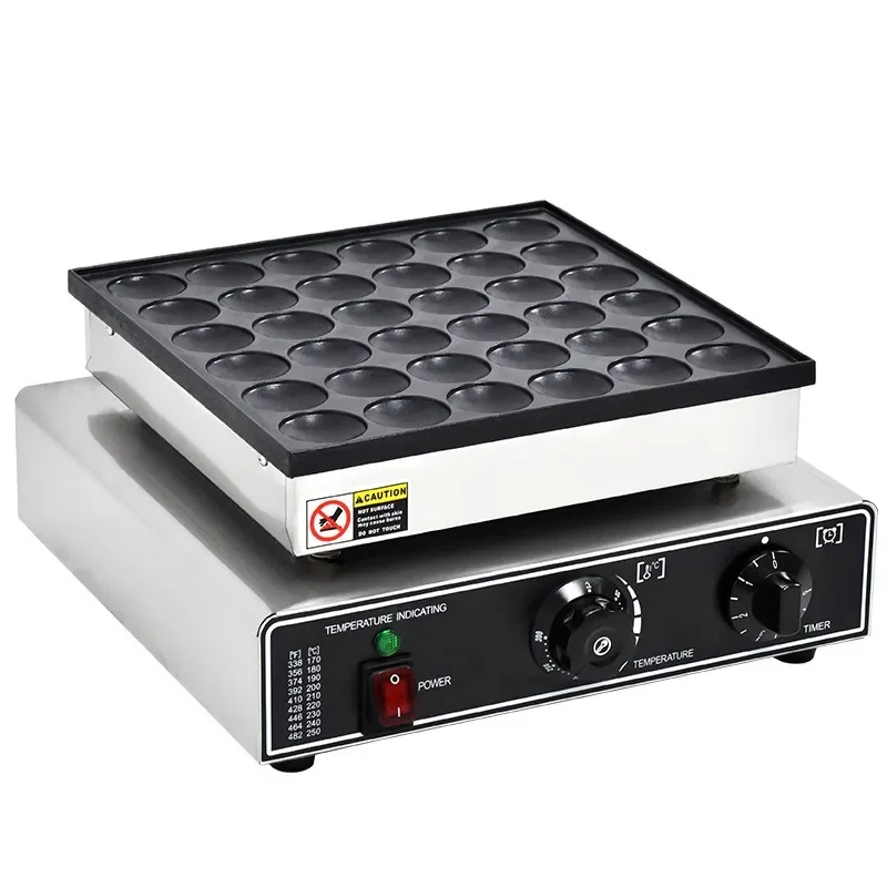 25 Hole Electric Heated Round Causeway Burner Commercial 36 Hole Small Muffin Machine Waffle Scone Machine Macaron