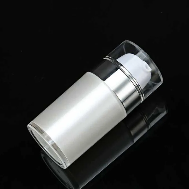 30Ml 50Ml Pomp Fles Cosmetische Jar Acryl Crème Hervulbare Blikjes Vacuüm Fles Pers Zalfpotje Flesjes Airless Cosmetische container