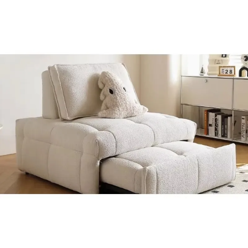 

Single folding sofa bed sitting and sleeping French living room multi-function
