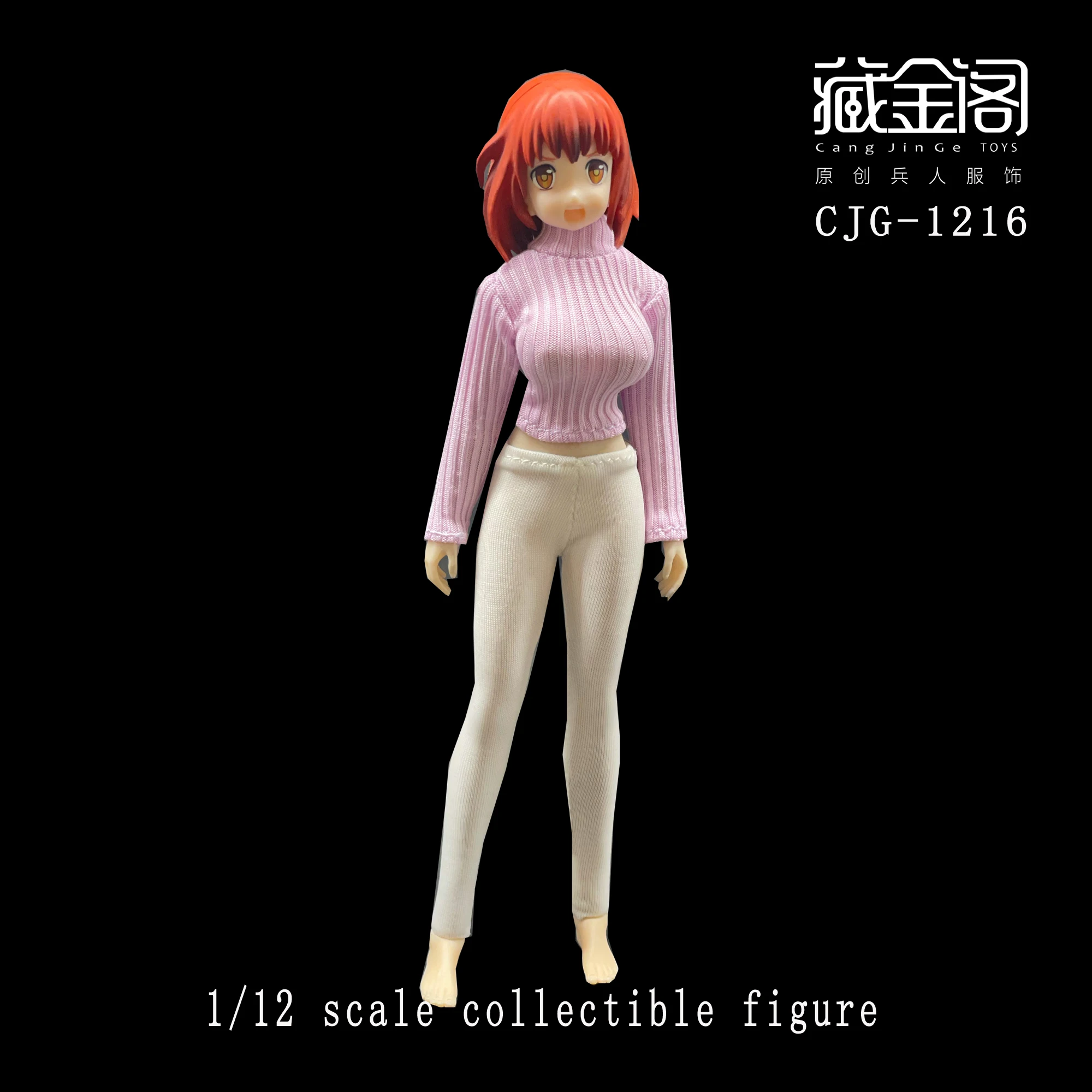 CJG-1216 Skala 1:12 Damskie Rajstopy do Jogi Spodnie Model Ubrań Pasują na 6-calową Figurkę Żołnierza Lalki