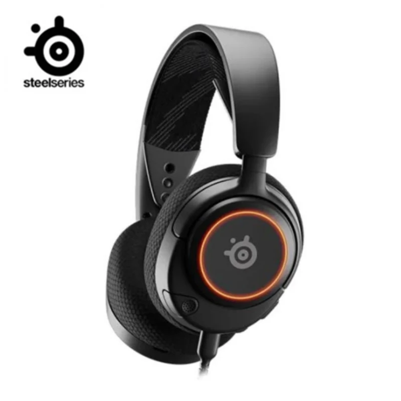 

SteelSeries Arctis Nova 3 RGB Wired Gaming Headset the Lightweight Headphone with ClearCast Gen 2 Mic 360 Spatial Surround Sound