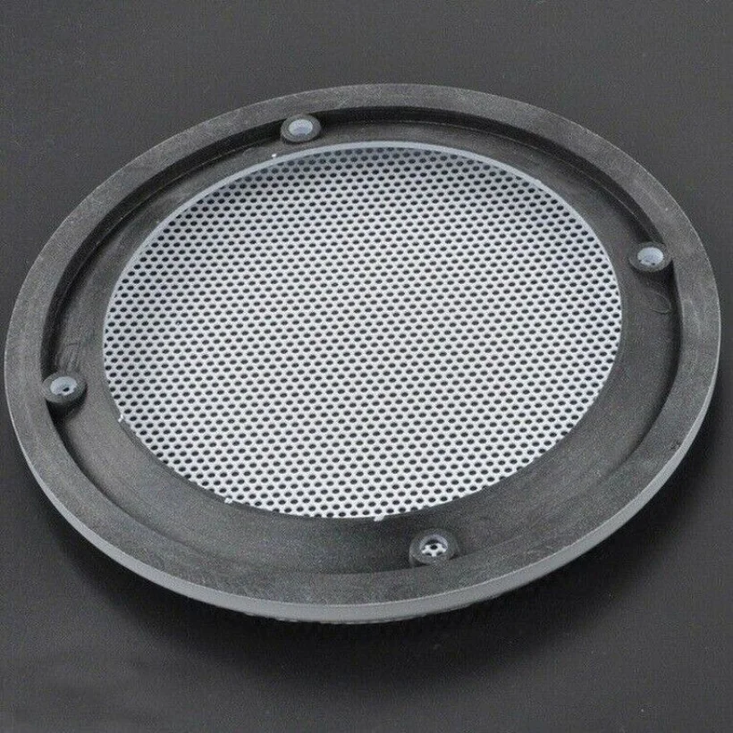 Imagem -06 - Polegada Speaker Capa Decorativa Círculo Metal Malha Grelha Branco 1pc 6.5