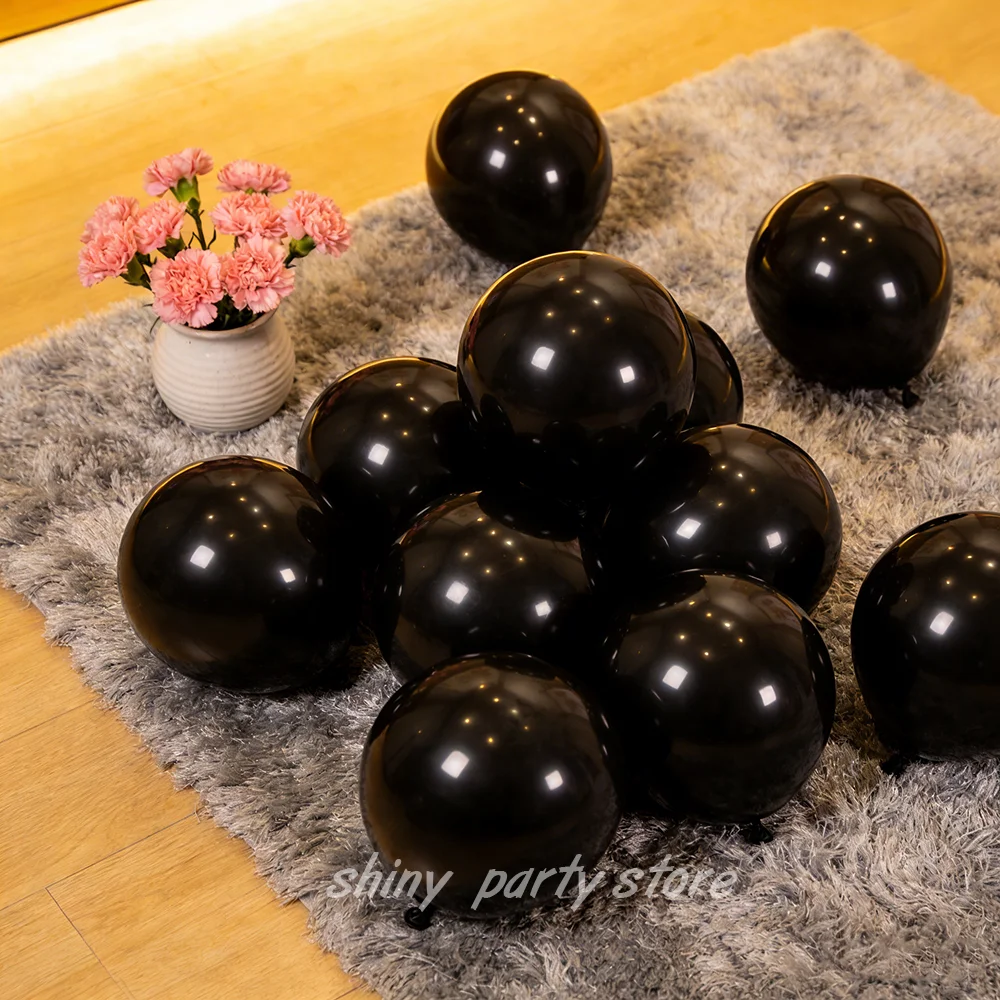 

20-100pcs 12inch Yellow White Black Latex Balloon Wedding Birthday Party Engagement Anniversary Activity Decorations Supplies