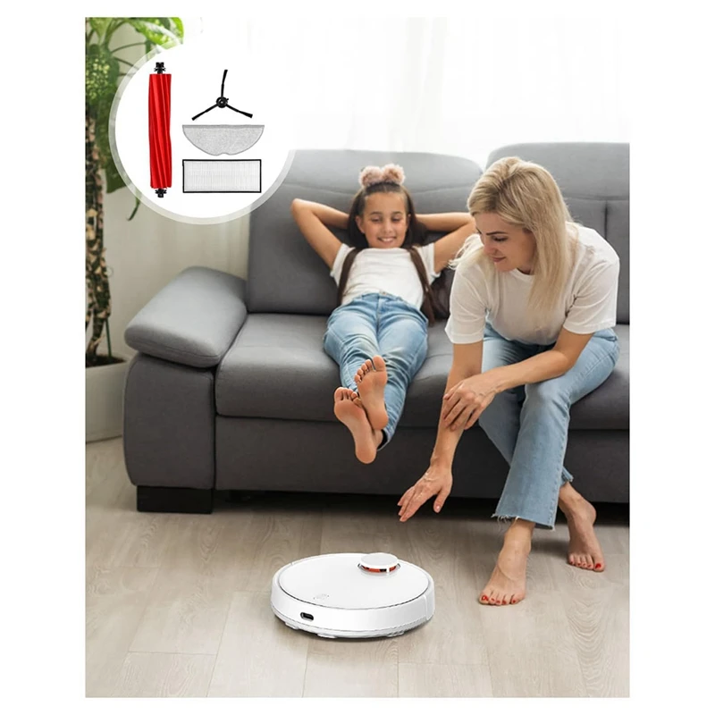 ل Roborock S8 PLUS S8 + S8 Pro Ultra G20 روبوت فراغ الجانب الرئيسي فرشاة ممسحة تصفية كيس لجميع الغبار تنظيف المتداول فرشاة أجزاء