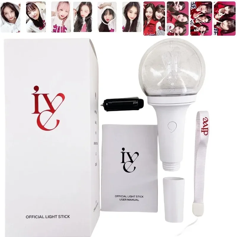 Kpop Ive Lightstick Light Stick Wonyoung Yujin Gaeul Gaeul Концертная лампа Вечеринка Флуоресцентная Корейская коллекция для фанатов Подарок