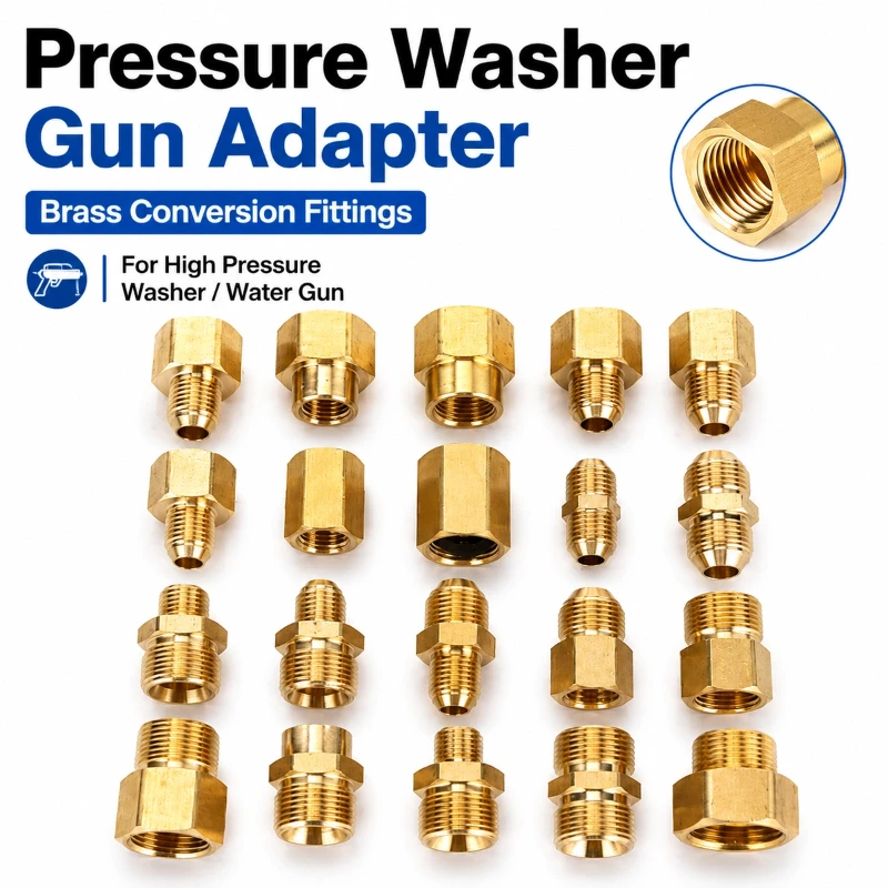 High Pressure Washer Gun Adapter M22 M14 M18 3/8