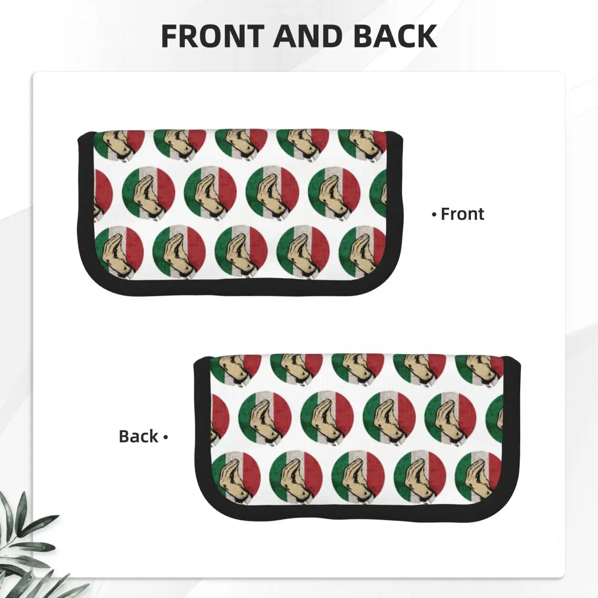 Italian Hand Gesture Sing Language Pencil Case for Kids School Pen Box Pencil Bag Stationery Supplies Pen Holder Bag