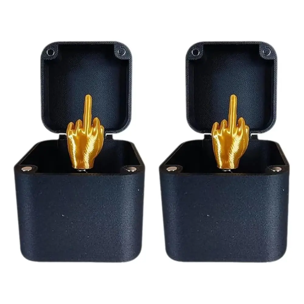Interesting Middle Finger Box Spoof Hand Christmas Box Christmas Prank Gift Personality Ornament Prank Middle Finger Adults
