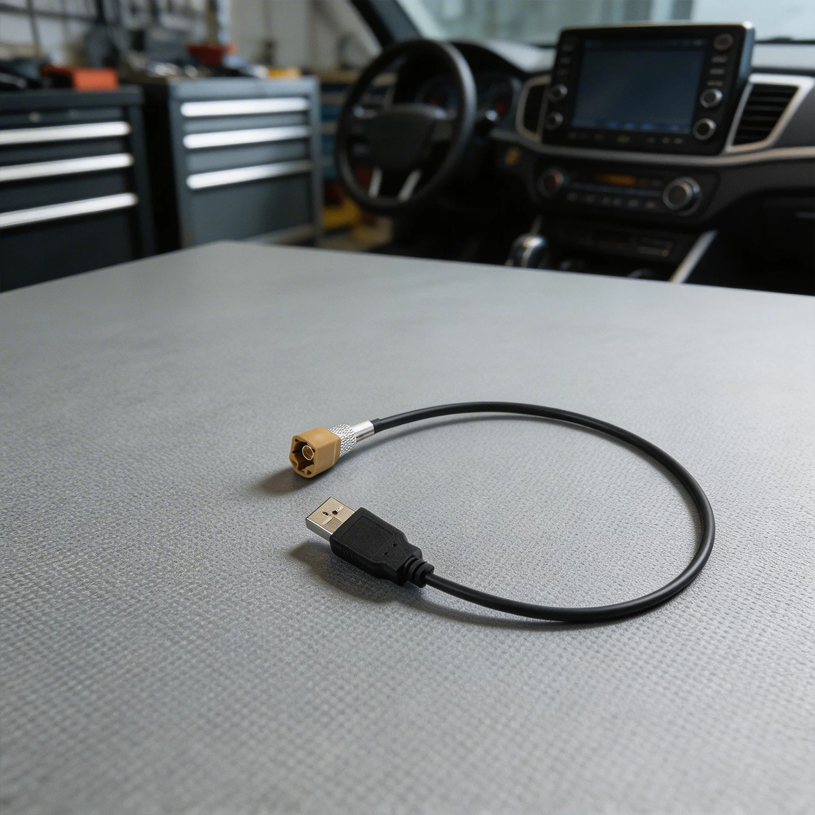 Reliable and Car CD Retrofit USB Change wire Adapter Cable Deformation Suitable for LVDS K Radios Reliable and