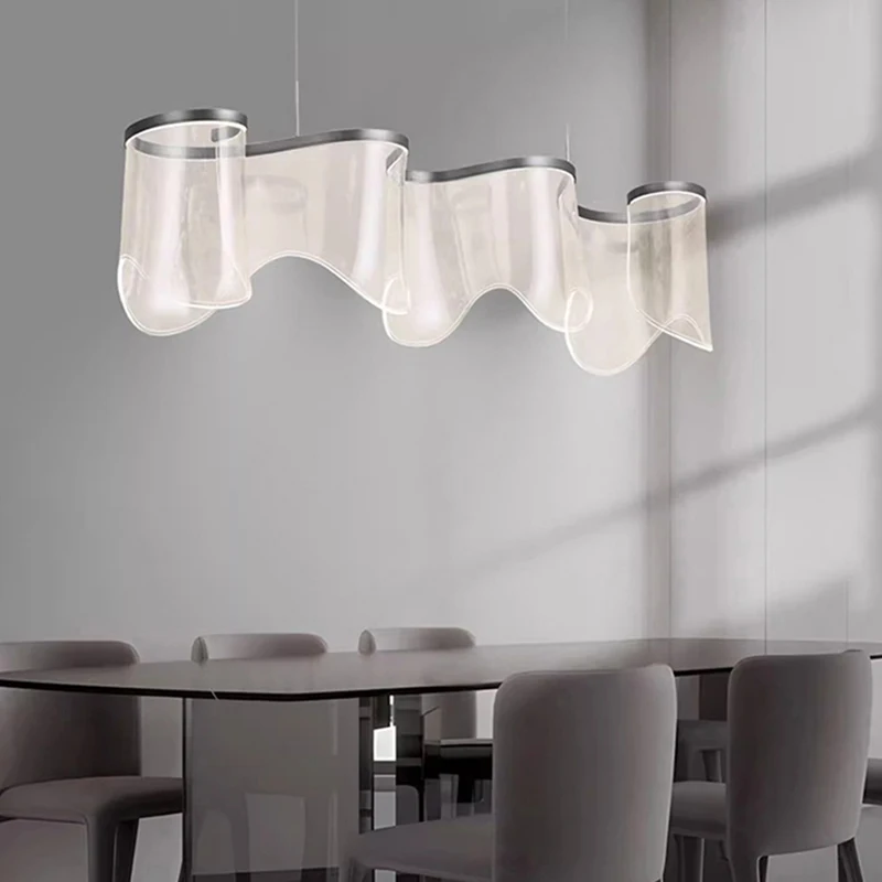 ديكور المنزل الحديث LED حلقة الثريا تستخدم لطاولة الطعام المطبخ مطعم غرفة المعيشة قلادة مصباح إضاءة داخلية