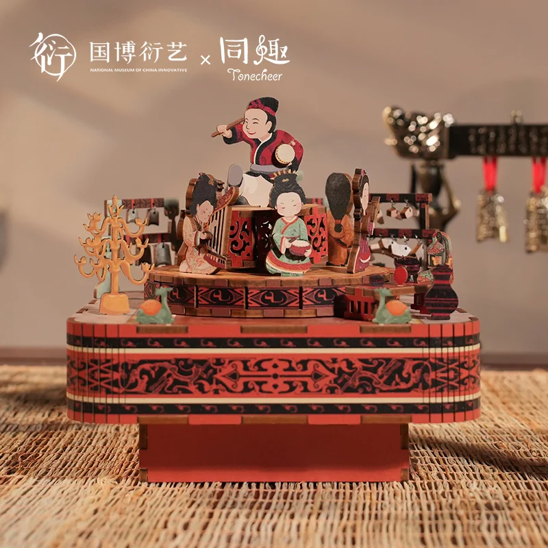 

Новая милая 3d головоломка, игрушки, сделай сам, деревянная музыкальная шкатулка ручной работы, сборка музыкальной шкатулки Han Gong, креативные подарки, собранная музыкальная шкатулка