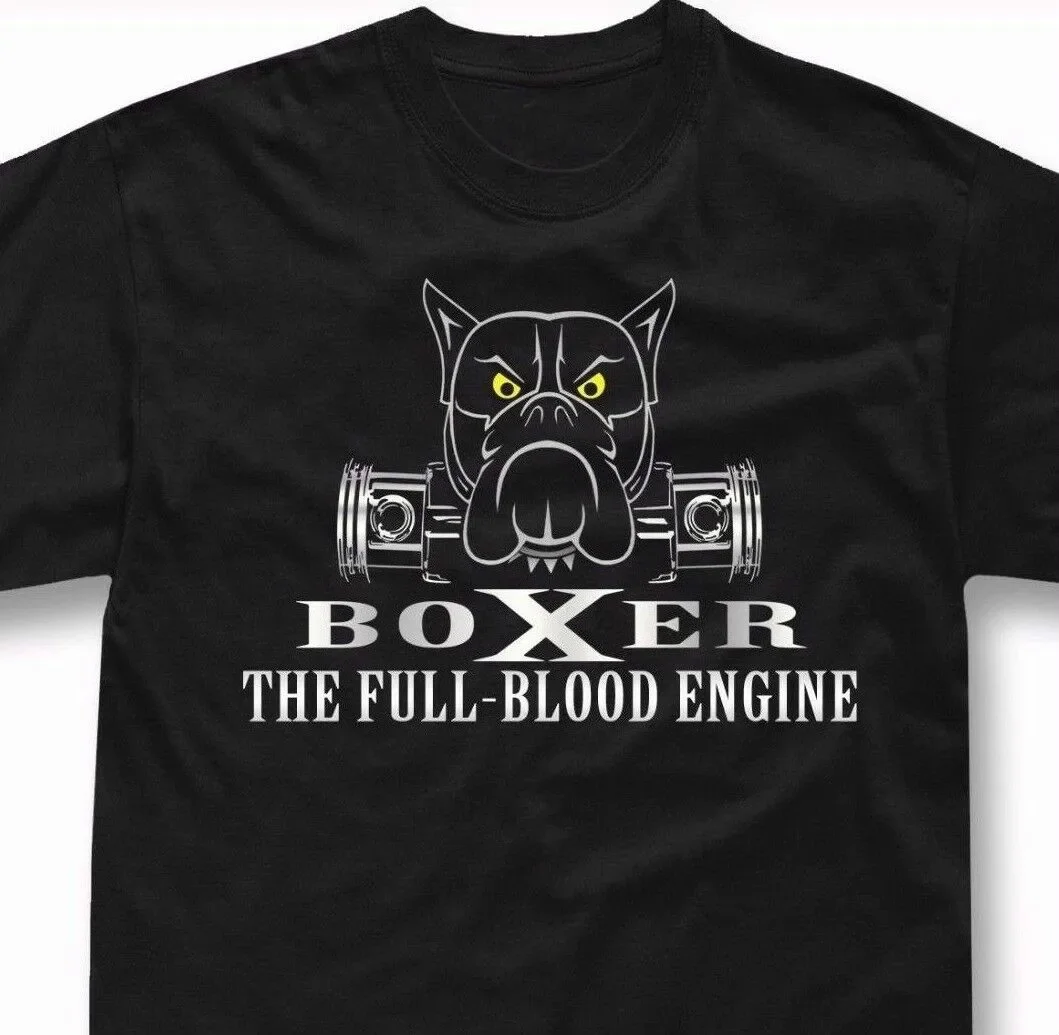 Boxer Engine. Fashion Design Turbo Fans T-Shirt. Summer Cotton Short Sleeve O-Neck Men's T Shirt New S-3XL