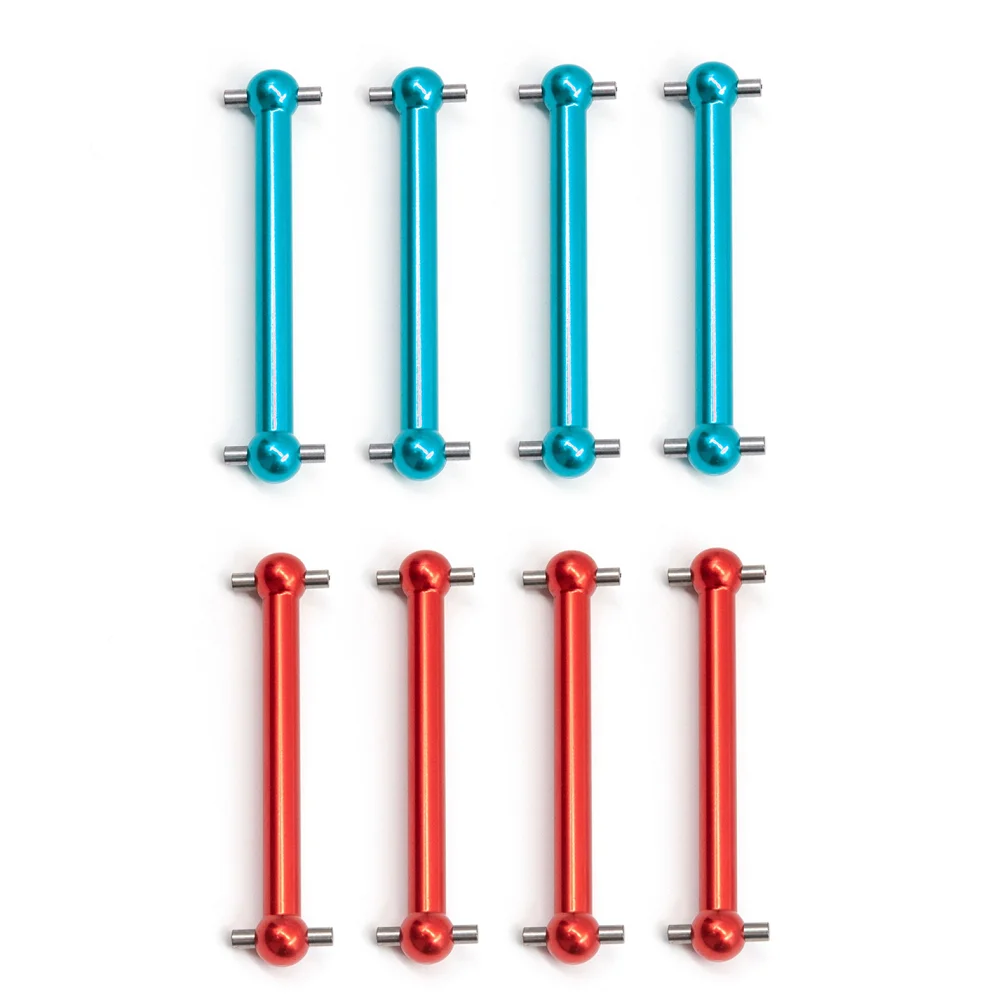 4Pcs Metal Universal Drive Shaft Driveshaft CVD Dogbone for Tamiya TT02B TT-02B 1/10 RC Car Upgrades Parts