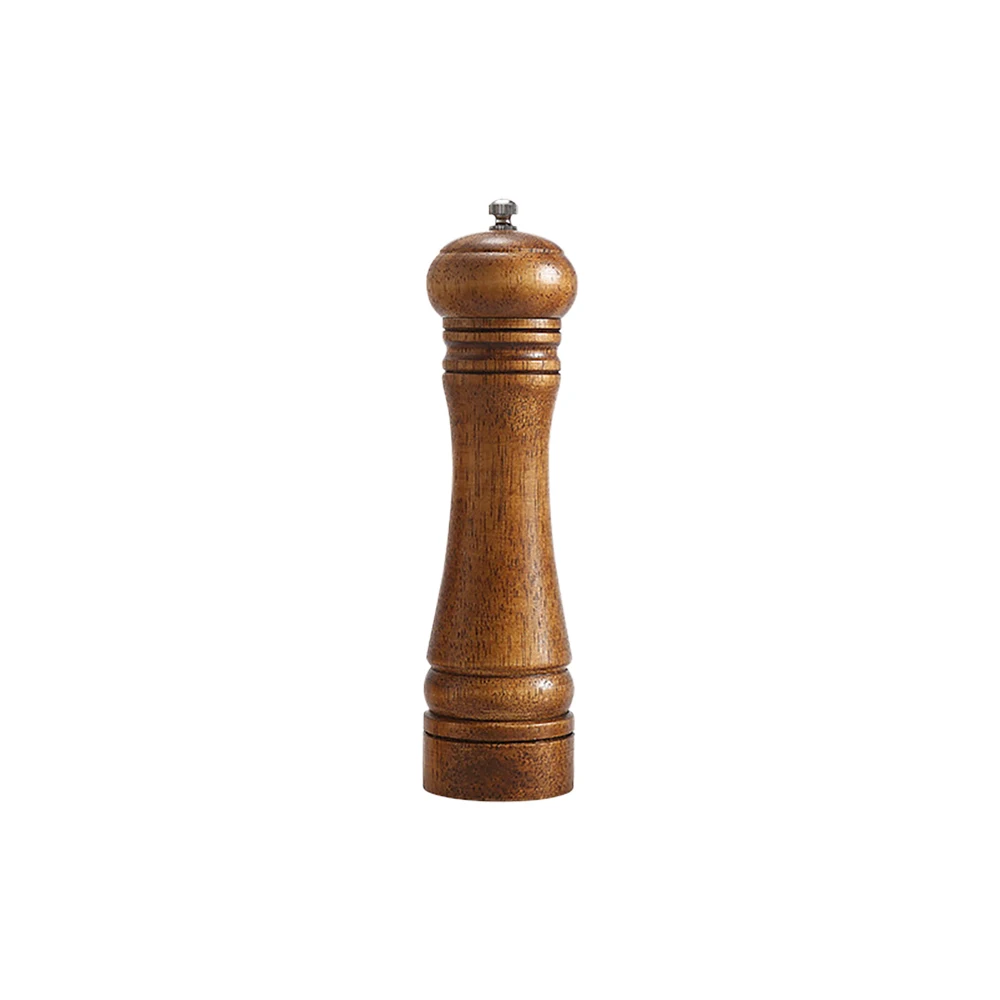 Manual Pepper Grinder Wooden Salt And Pepper Mills Multi-purpose Spice Tool Solid Wood Spices Grinder For Home Kitchen Household