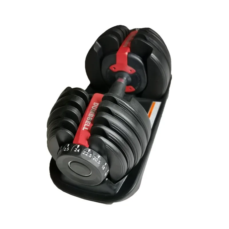 

Quickly Adjustable 24Kg 52.5LB Dumbbells with New Design Handle Free Weights