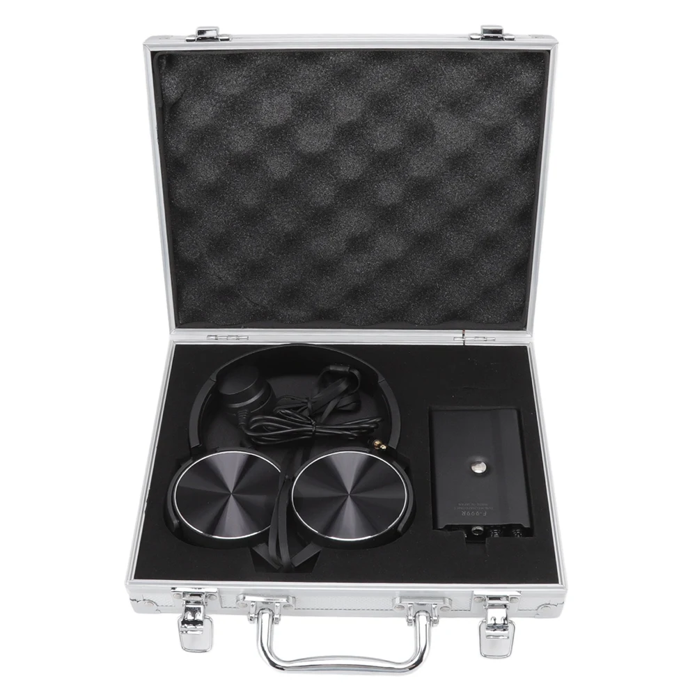 AA87 F999R Прослушивание водопроводной трубы Детектор утечки воды для поиска утечки трубопровода Внутренний детектор утечек Труба для подогрева пола Черный