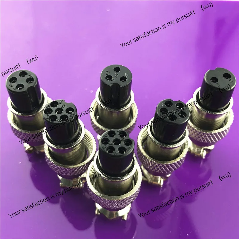 1pc GX12 2/3/4/5/6/7 Pin Female 12mm L122-127 Circular Aviation Socket Plug Wire Panel Connector