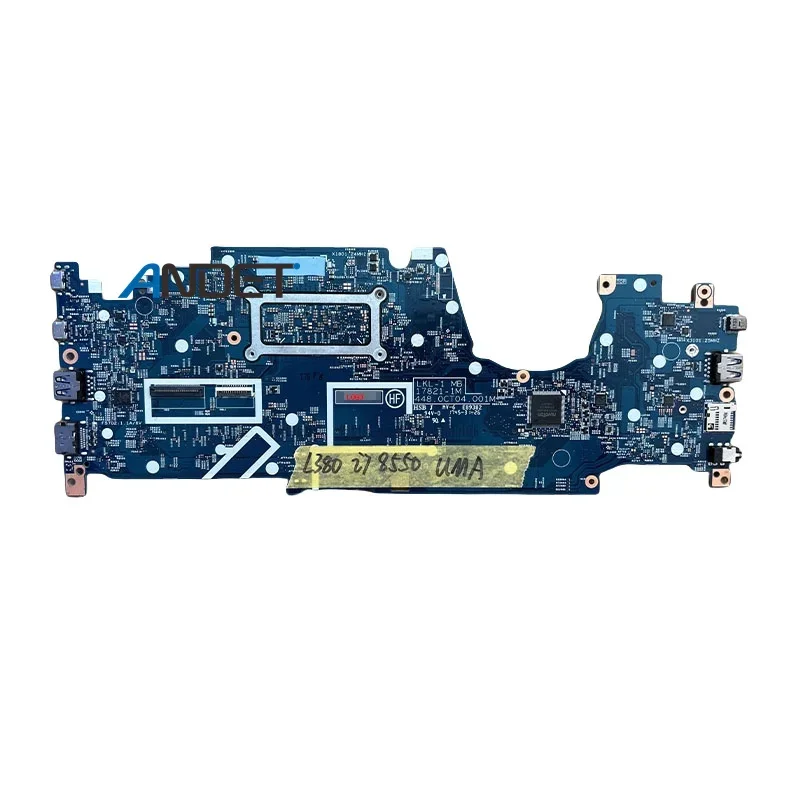 For Lenovo ThinkPad L380 Laptop Motherboard I7-8550U LKL-1 17821-1M 20M5 20M6 100% test OK 02DA278 02HM026 5B21B35326