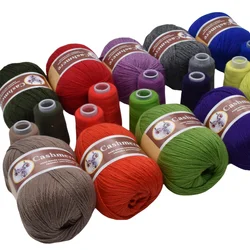Cashmere Yarn Knitting Hand-knitted High-grade Worsted Woolen Wool for Cardigan Hat Sweater Mongolian Cashmere Thread 6Sets