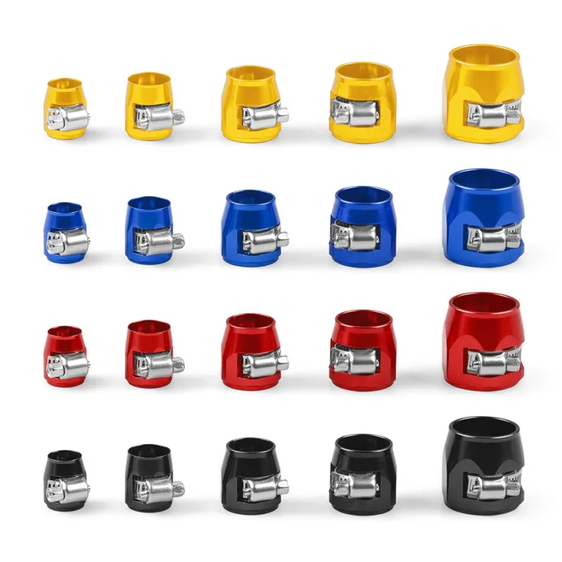 

2 шт./лот хомуты AN4 AN6 AN8 AN10 AN12, зажимы для топливных трубок, масляных и водяных трубок, фитинги для шлангов, зажимы с шестигранной отделкой