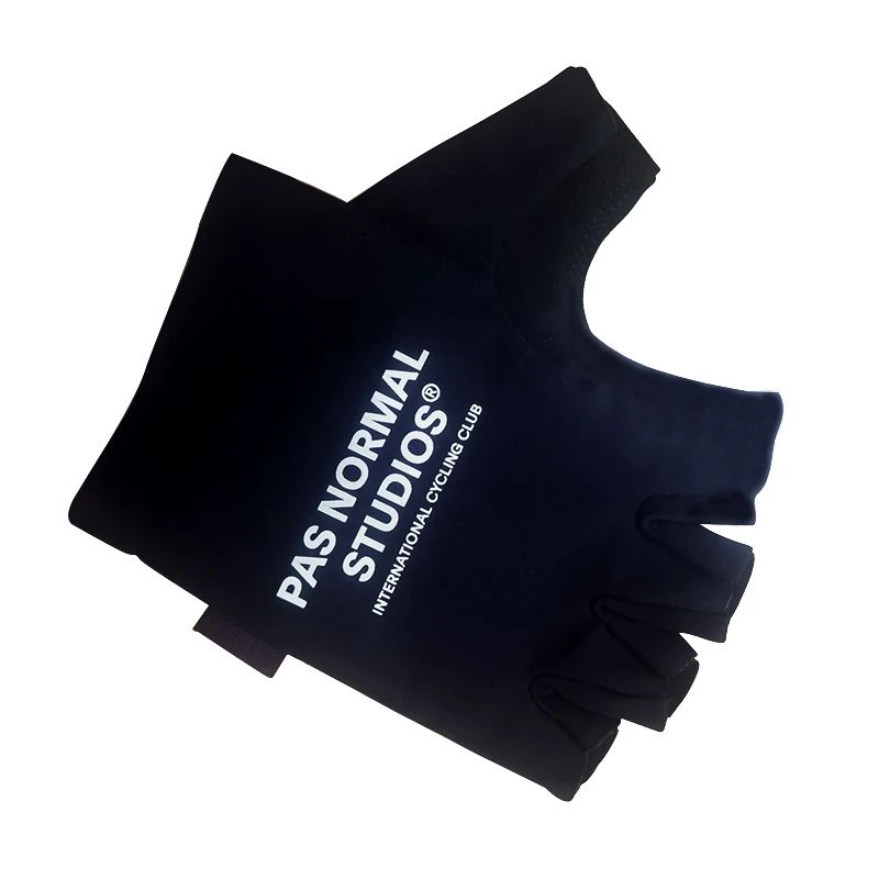 

Summer Half-Finger Cycling Gloves for Road Bike, Shock-Absorbent Breathable Black Non-Slip Gloves for Rock Climbing & Hiking