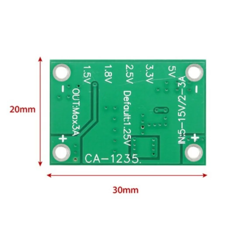 New 1Pc Hot Sale Ultra-Small Size DC-DC Step Down Power Supply Module 3A Adjustable Buck Converter for Arduino Replace