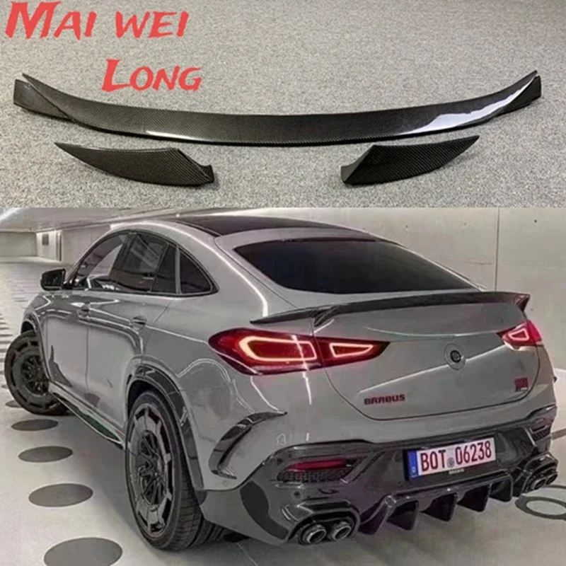 for Mercedes-Benz GLE class GLE Coupe C167 GLE350 450 GLE53 BBS GLE63 rear carbon fiber tail modification 2021+
