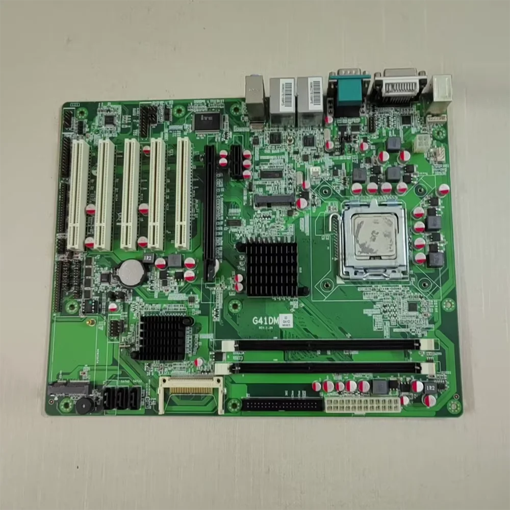 Industrial control computer G41DM motherboard 5 PCI slots dual network  G41DM VER 1.2 A