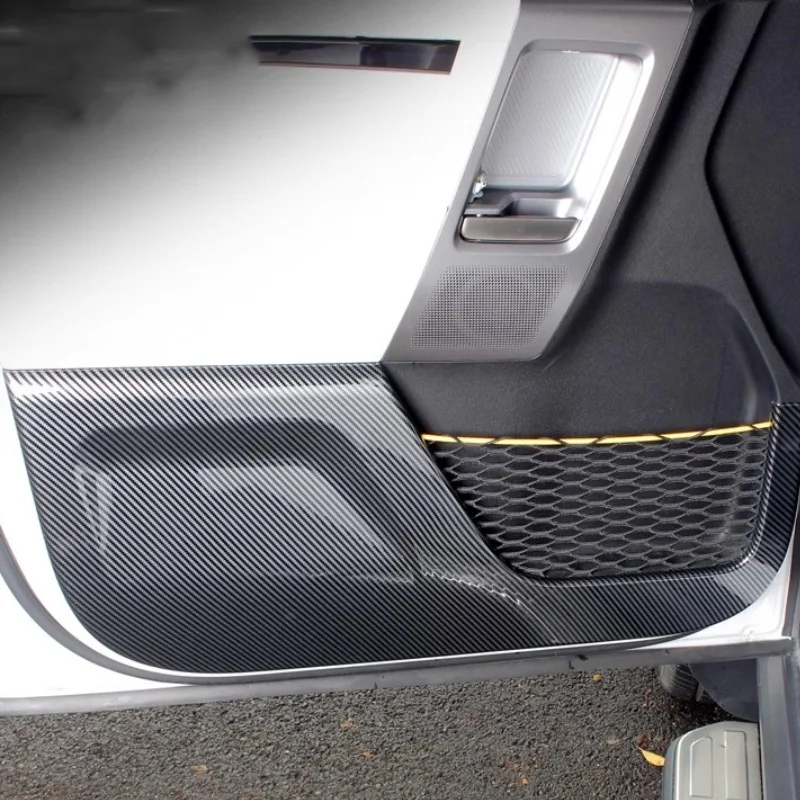 

4pcs Car Door anti-kick cover for Chery ICAR V23 Jaeku Lucano modified Carbon Fiber Sticker Protection pad Auto accessories