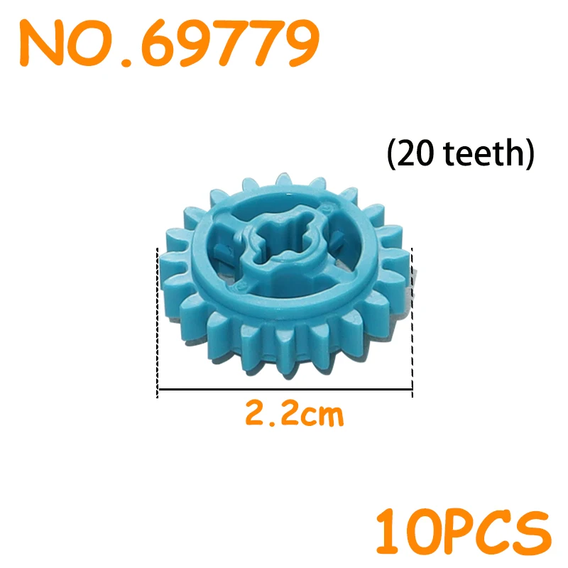 24014 69778 69779 18946 87407 35185 2471 2474 15460 Building Blocks MOC Technical Parts Gear Axle Worm Rack Conector Bulk Bricks
