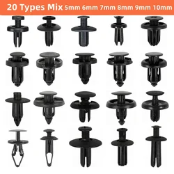 Universal 10mm 5mm 7mm 6mm 9mm 8mm Car Plastic Screw Fastener Clip Mix Mudguard Bumper Wheel Arch Trim Panel Push Pin Rivet