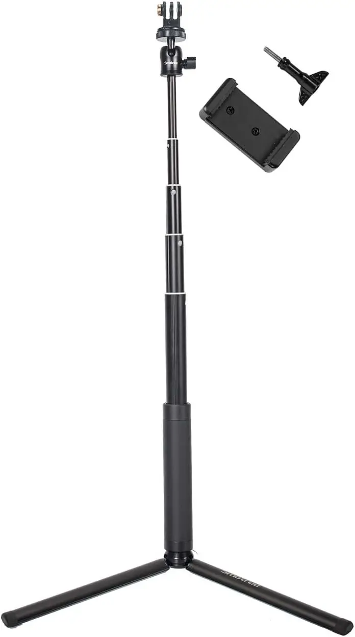 

Телескопическая палка для селфи SQ2 со штативом, совместимая с GoPro, DJI OSMO, Insta360, Ricoh Theta и телефонами