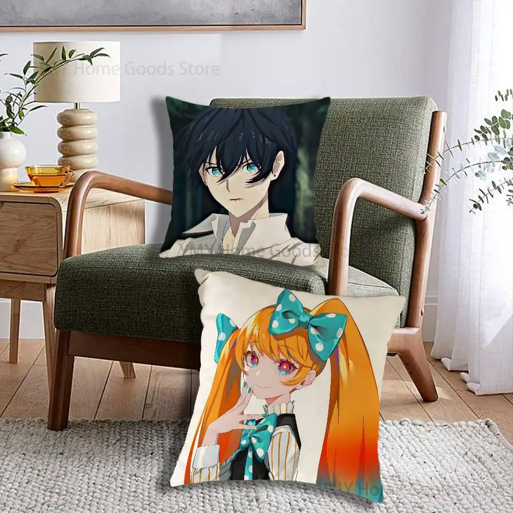 Anime T-Takt OP Destiny Cosette Cartoon Printing Pillowcase Customized Pillow Cover for Sofa Home Decor
