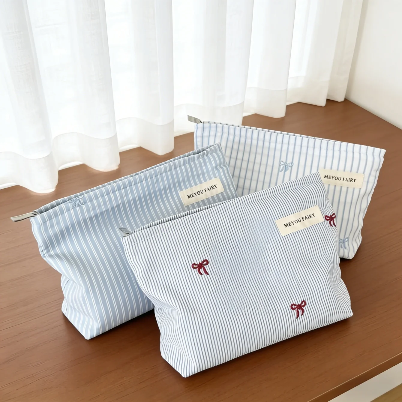 Blue And White Stri…