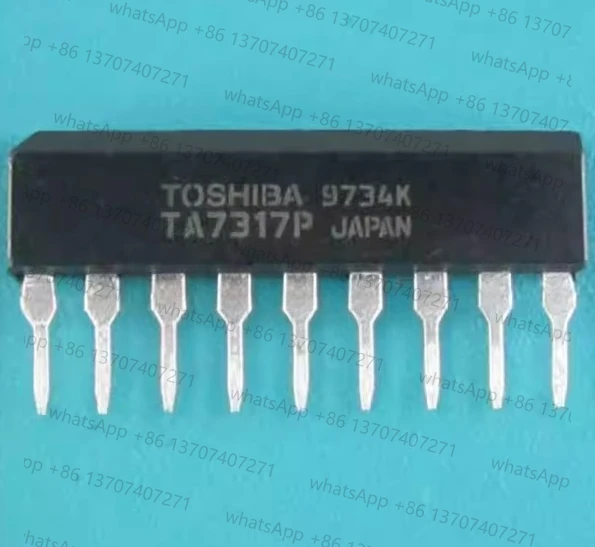 2 piezas TA7317P 100% Original y nuevo circuito de protección de amplificador de altavoz ZIP-9, chip IC